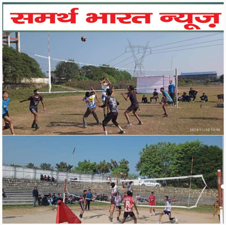 रुड़की। आज महाकुम्भ-2024 के अष्टम दिवस पर आयोजित की गयी खेलकूद प्रतियोगिताओं में विकासखण्ड स्तर से चयनित टीमों के बीच वाॅलीबाल एवं कबड्डी की प्रतियोगितायें स्पोटर्स स्टेडियम में तथा एथलेटिक्स प्रतियोगितायें नवोदय विद्यालय रोशनाबाद में आयोजित की गयीं। 