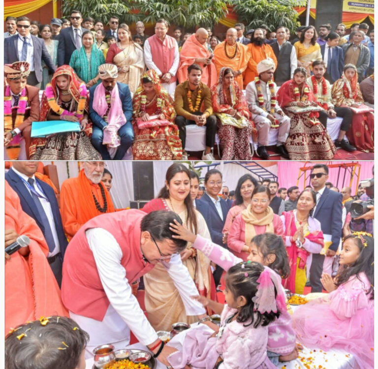मुख्यमंत्री पुष्कर सिंह धामी ने रुड़की स्थित जीवनदीप आश्रम में आयोजित पाँच दिवसीय धार्मिक एवं सामाजिक महोत्सव में की प्रतिभागिता