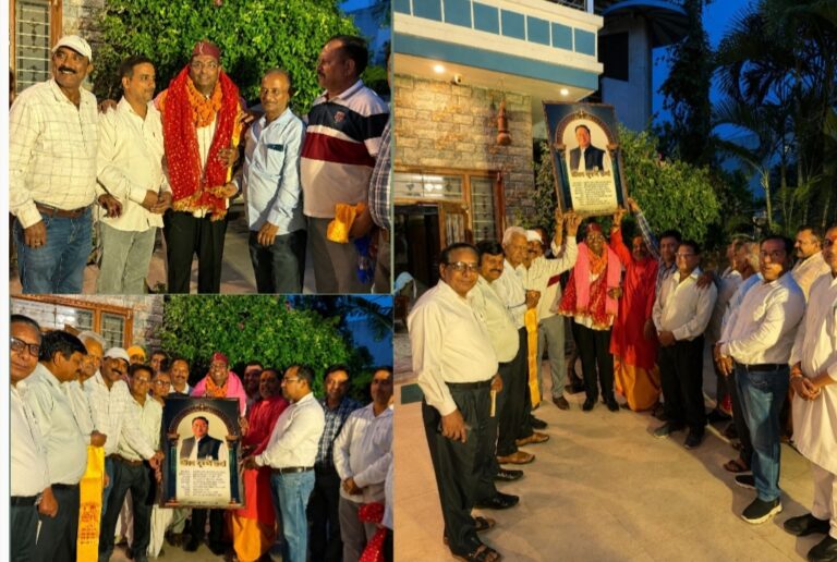 विभिन्न ब्राह्मण संगठनों एवं सामाजिक संस्थाओं ने किया सौरभ भूषण शर्मा का भव्य अभिनंदन